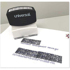 UNIVERSAL - Pre-inked Stock Stamps Type: Message Message: Obscures Data - Benchmark Tooling