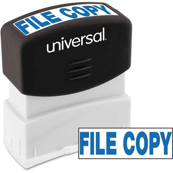 UNIVERSAL - Pre-inked Stock Stamps Type: Message Message: FILE COPY - Benchmark Tooling