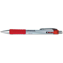 UNIVERSAL - Pens & Pencils Type: Comfort Grip Retractable Pen Color: Red - Benchmark Tooling