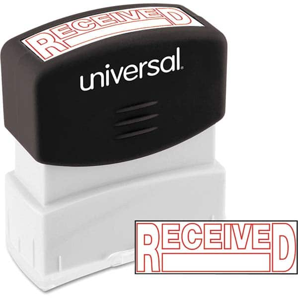 UNIVERSAL - Pre-inked Stock Stamps Type: Message Message: RECEIVED - Benchmark Tooling