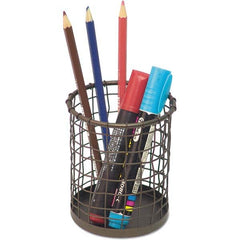 UNIVERSAL - Desktop File Organizers Type: Pencil Cup Color: Bronze - Benchmark Tooling