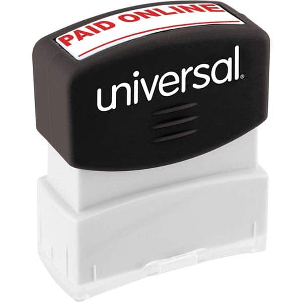 UNIVERSAL - Pre-inked Stock Stamps Type: Message Message: PAID ONLINE - Benchmark Tooling