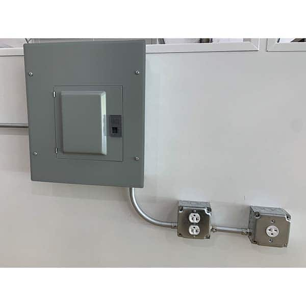 Panel Built - Temporary Structure Parts & Accessories Type: Wiring Additional Information: Outlet Boxes; Switches; Wiring; Conduit Fit Into Binder Post - Benchmark Tooling