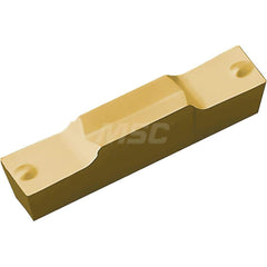 Grooving Insert: GMG4020040MS CR9025, Solid Carbide TiCN & TiN Finish, Neutral, 4 mm Cutting Width, 25 mm Max Depth, Series KGM