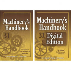 Reference Manuals & Books; Applications: Metalworking; Subcategory: Machinery's Handbook; Publication Type: Handbook; Author: Oberg, Jones, Horton, Ryffel; Book Title: Machinery's Handbook Toolbox & Digital Edition; Edition Of Publication: 31st; Publisher