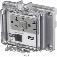 Hubbell Wiring Device-Kellems - Data Port Receptacles Receptacle Configuration: Ethernet Number of Ports: 1 - Benchmark Tooling