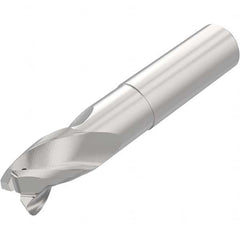 Niagara Cutter - 1/2", 3/4" LOC, 1/2" Shank Diam, 3" OAL, 3 Flute Solid Carbide Square End Mill - Benchmark Tooling