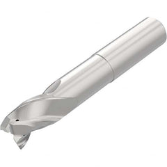 Niagara Cutter - 1/2", 3/4" LOC, 1/2" Shank Diam, 3-1/2" OAL, 3 Flute Solid Carbide Square End Mill - Benchmark Tooling