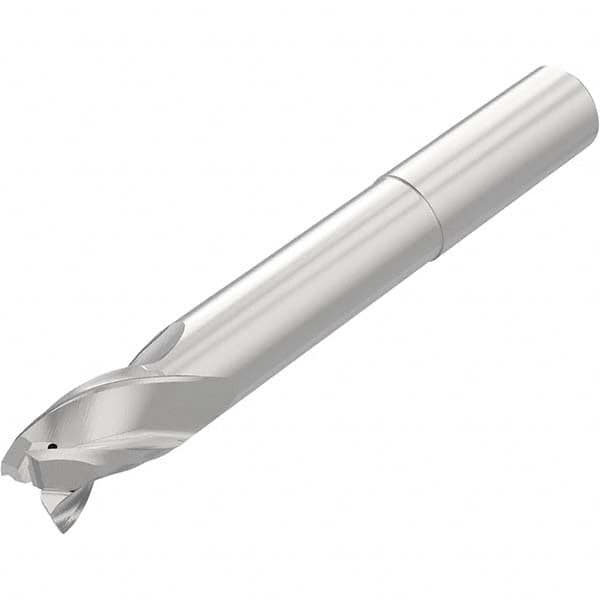 Niagara Cutter - 3/4", 1" LOC, 3/4" Shank Diam, 5-1/2" OAL, 3 Flute Solid Carbide Square End Mill - Benchmark Tooling