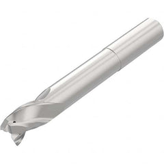 Niagara Cutter - 1/2", 3/4" LOC, 1/2" Shank Diam, 4-1/2" OAL, 3 Flute Solid Carbide Square End Mill - Benchmark Tooling