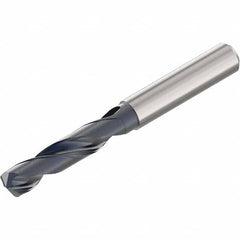 Seco - 4.65mm 140° Spiral Flute Solid Carbide Screw Machine Drill Bit - Benchmark Tooling