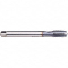 Emuge - M18x1.50 Metric Fine 6H 0 Flute TiCN Finish Powdered Metal Machine Tap - Benchmark Tooling
