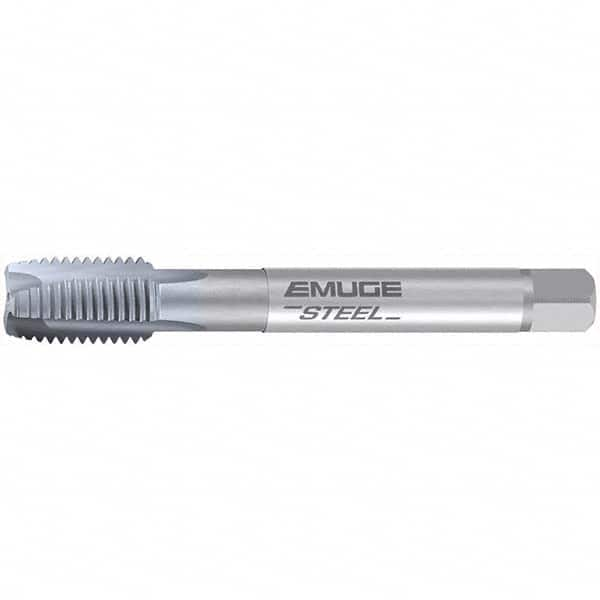 Emuge - M24x3.00 Metric 6H 0 Flute CRT Finish Powdered Metal Spiral Point Tap - Benchmark Tooling