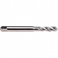 Spiral Flute Tap: M2.6 x 0.35, MF, Modified Bottoming, 6H Class of Fit, Cobalt, Bright/Uncoated Right Hand Flute, Right Hand Thread, D3, Series B0501000