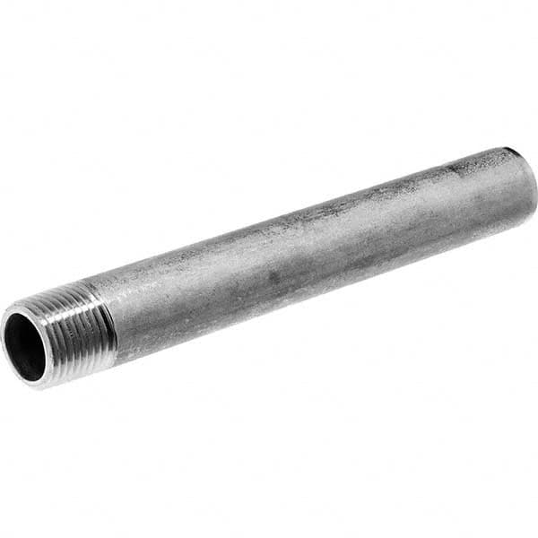 Stainless Steel Pipe Nipple: 3/4″ Pipe, Grade 304 Welded, Schedule 40