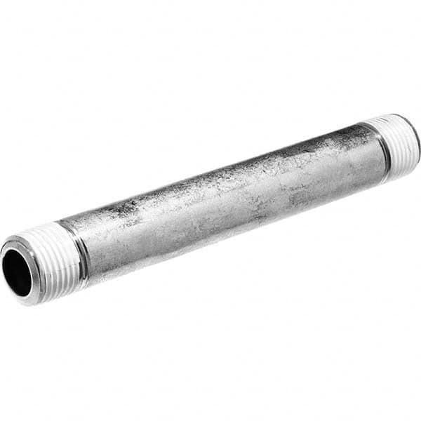 USA Sealing - 1 x 1.5" 304 Stainless Steel Pipe Nipple - Benchmark Tooling