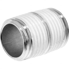 USA Sealing - 1/4 x 0.875" 316 Stainless Steel Pipe Nipple - Benchmark Tooling