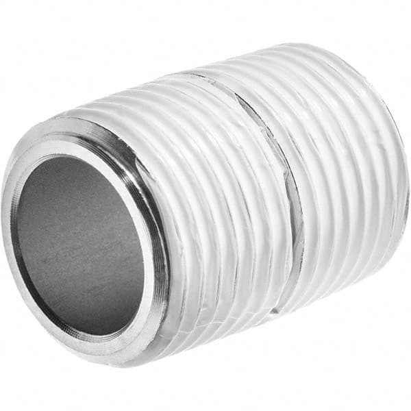 USA Sealing - 1/8 x 0.75" 316 Stainless Steel Pipe Nipple - Benchmark Tooling