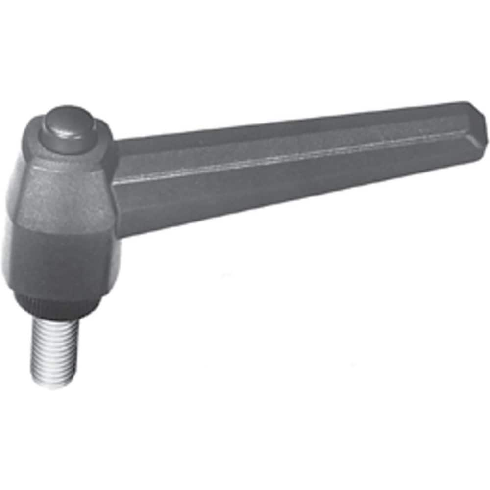 Clamp Handle Grips; For Use With: Rod Ends for Clamping Tank Covers; Locking Lids or Any Fast Spin Locking Application; Grip Length: 150.0000; Material: Aluminum; Length (Decimal Inch): 150.0000; Material: Aluminum