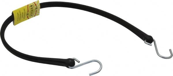 The Perfect Bungee - Heavy Duty Tie Down with S Hook - 36" OAL, Black - Benchmark Tooling