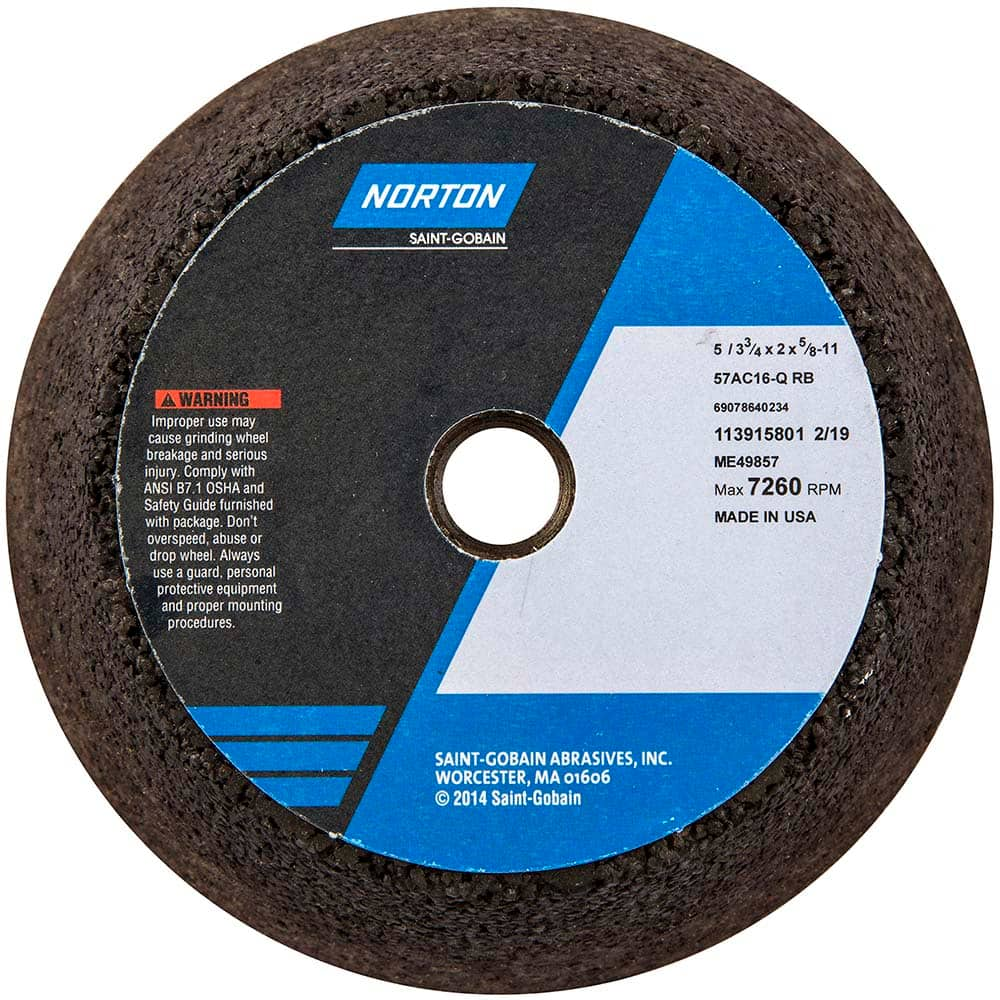 Norton - Tool & Cutter Grinding Wheels Wheel Type: Type 11 Superabrasive Wheel Type Number: B42 - Benchmark Tooling