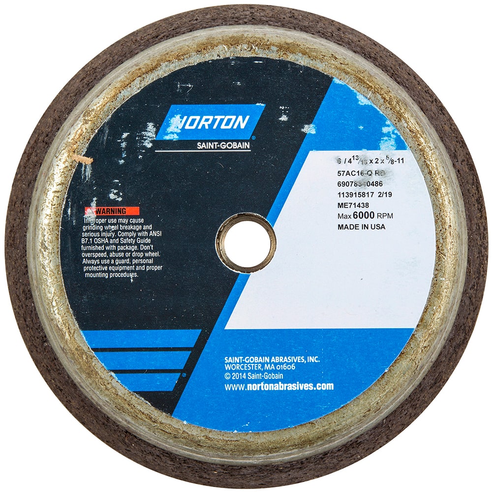 Norton - Tool & Cutter Grinding Wheels Wheel Type: Type 11 Superabrasive Wheel Type Number: B42 - Benchmark Tooling