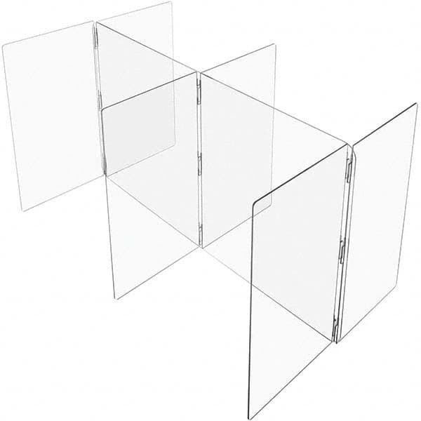 USA Sealing - 24" x 60" Self-Supporting Partition & Panel System-Social Distancing Barrier - Benchmark Tooling