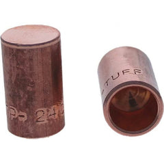 Tuffaloy - Spot Welder Tips For Use With: 4RW Cap Taper Electrode Holder Type: Female Cap C Nose (Flat) - Benchmark Tooling