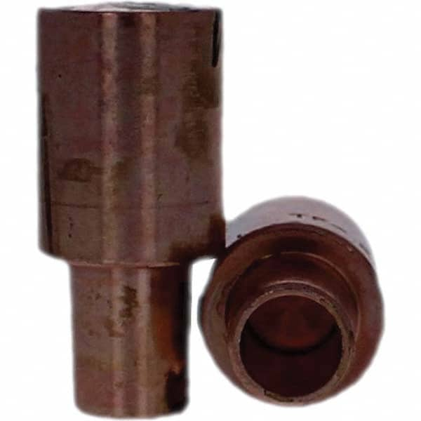 Tuffaloy - Spot Welder Tips For Use With: 7RW Cap Taper Electrode Holder Type: Male Cap F Nose (Radius) - Benchmark Tooling