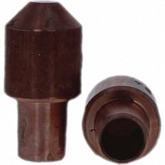 Tuffaloy - Spot Welder Tips For Use With: 7RW Cap Taper Electrode Holder Type: Male Cap E Nose (Truncated) - Benchmark Tooling