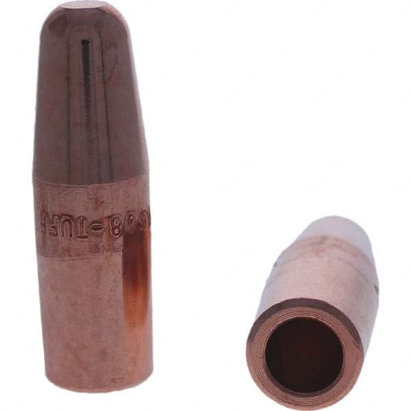 Tuffaloy - Spot Welder Tips For Use With: 5RW Electrode Holder Type: Straight Tip A Nose (Pointed) - Benchmark Tooling