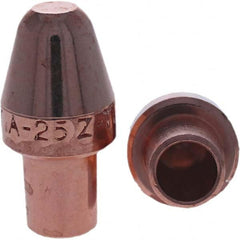 Tuffaloy - Spot Welder Tips For Use With: 5RW Cap Taper Electrode Holder Type: Male Cap A Nose (Pointed) - Benchmark Tooling