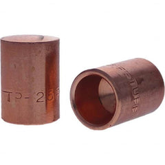 Tuffaloy - Spot Welder Tips For Use With: 6RW Cap Taper Electrode Holder Type: Female Cap F Nose (Radius) - Benchmark Tooling