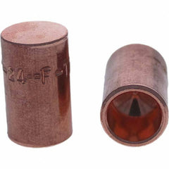 Tuffaloy - Spot Welder Tips For Use With: 4RW Cap Taper Electrode Holder Type: Female Cap F Nose (Radius) - Benchmark Tooling