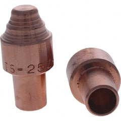 Tuffaloy - Spot Welder Tips For Use With: 5RW Cap Taper Electrode Holder Type: Male Cap S Nose - Benchmark Tooling