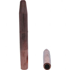 Tuffaloy - Spot Welder Tips For Use With: 4RW Electrode Holder Type: Straight Tip A Nose (Pointed) - Benchmark Tooling