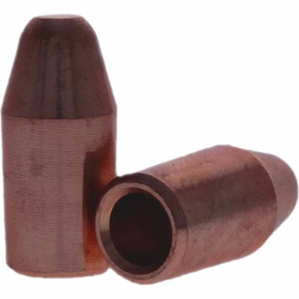 Tuffaloy - Spot Welder Tips For Use With: 4RW Electrode Holder Type: Straight Tip A Nose (Pointed) - Benchmark Tooling