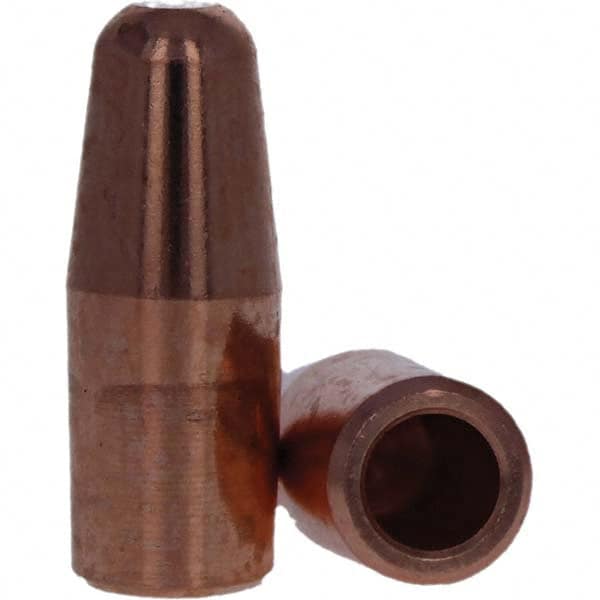 Tuffaloy - Spot Welder Tips For Use With: 4RW Electrode Holder Type: Straight Tip A Nose (Pointed) - Benchmark Tooling