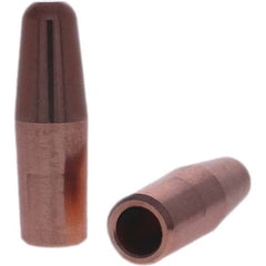 Tuffaloy - Spot Welder Tips For Use With: 4RW Electrode Holder Type: Straight Tip A Nose (Pointed) - Benchmark Tooling