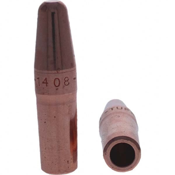 Tuffaloy - Spot Welder Tips For Use With: 4RW Electrode Holder Type: Straight Tip A Nose (Pointed) - Benchmark Tooling