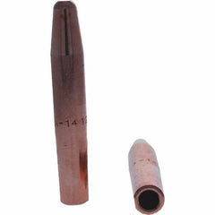 Tuffaloy - Spot Welder Tips For Use With: 4RW Electrode Holder Type: Straight Tip A Nose (Pointed) - Benchmark Tooling