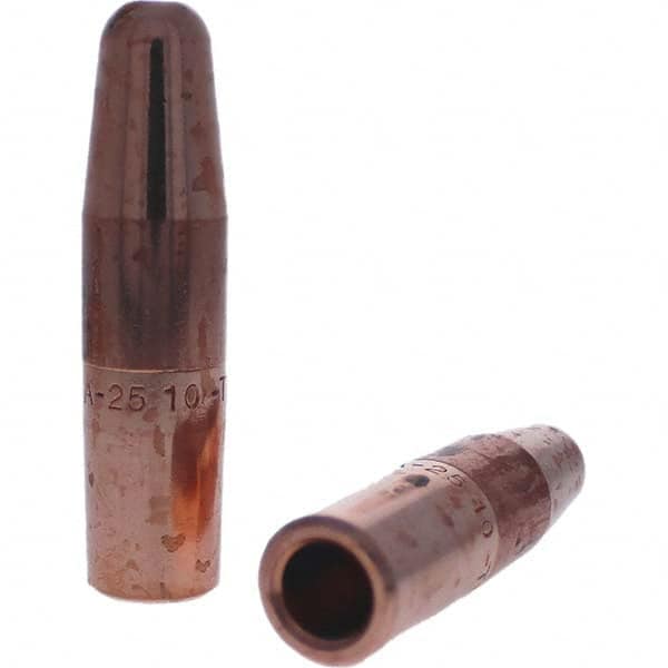 Tuffaloy - Spot Welder Tips For Use With: 7RW Electrode Holder Type: Straight Tip A Nose (Pointed) - Benchmark Tooling