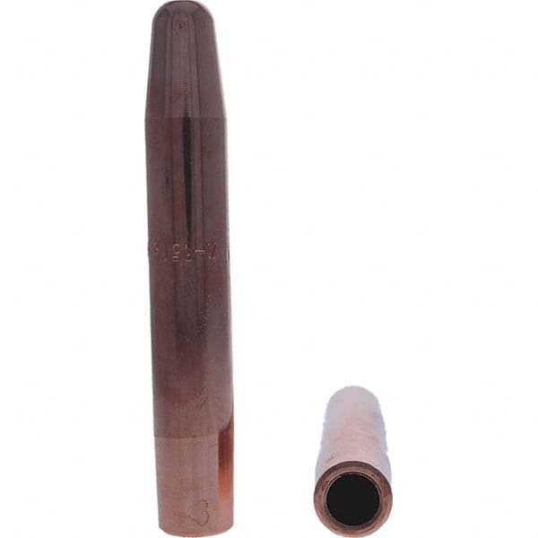 Tuffaloy - Spot Welder Tips For Use With: 5RW Electrode Holder Type: Straight Tip A Nose (Pointed) - Benchmark Tooling