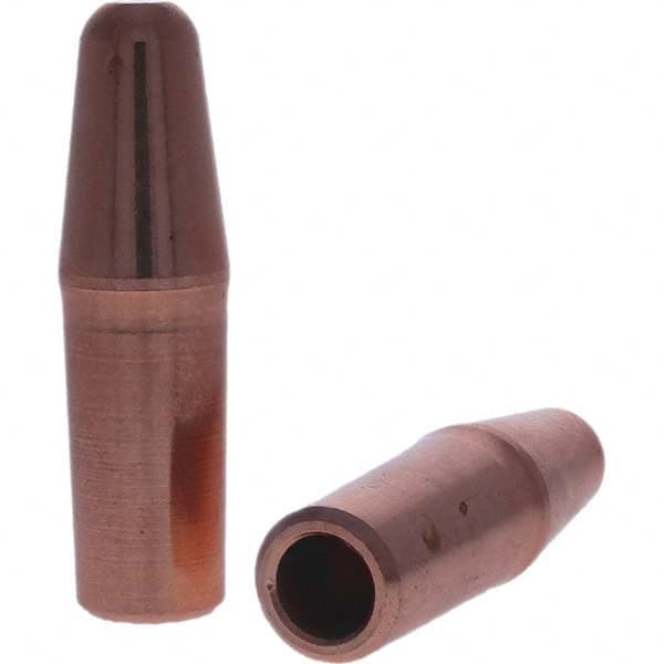 Tuffaloy - Spot Welder Tips For Use With: 4RW Electrode Holder Type: Straight Tip A Nose (Pointed) - Benchmark Tooling