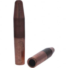 Tuffaloy - Spot Welder Tips For Use With: 4RW Electrode Holder Type: Straight Tip A Nose (Pointed) - Benchmark Tooling