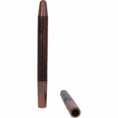 Tuffaloy - Spot Welder Tips For Use With: 4RW Electrode Holder Type: Straight Tip A Nose (Pointed) - Benchmark Tooling