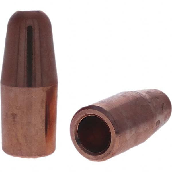 Tuffaloy - Spot Welder Tips For Use With: 6RW Electrode Holder Type: Straight Tip A Nose (Pointed) - Benchmark Tooling