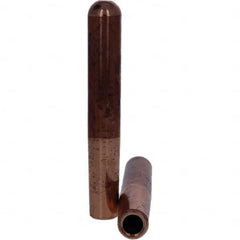 Tuffaloy - Spot Welder Tips For Use With: 4RW Electrode Holder Type: Straight Tip B Nose (Dome) - Benchmark Tooling