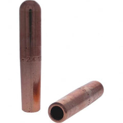 Tuffaloy - Spot Welder Tips For Use With: 6RW Electrode Holder Type: Straight Tip B Nose (Dome) - Benchmark Tooling