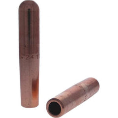 Tuffaloy - Spot Welder Tips For Use With: 4RW Electrode Holder Type: Straight Tip B Nose (Dome) - Benchmark Tooling